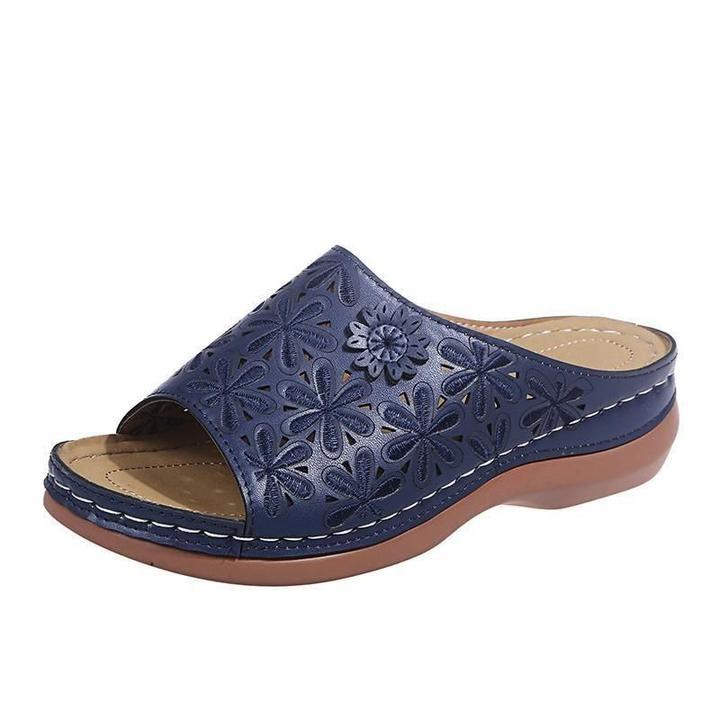 Vanilla | Women's Orthopedic Flat Cushioned Sandals for Walking